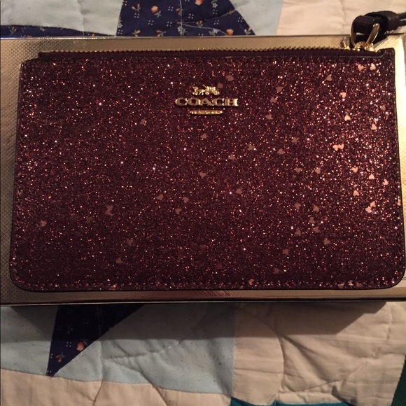 Coach Handbags - MULBERRY COACH SPARKLE WRISTLET!!!!
